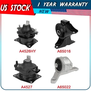 4PCS Engine Motor & Trans Mount Kit For 07-09 Acura MDX 3.7L V6 GAS SOHC AUTO - Picture 1 of 16