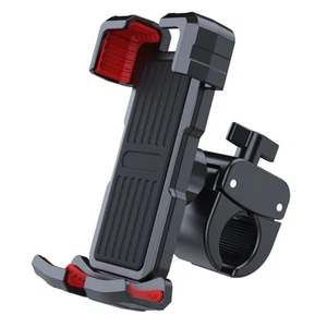 360° Adjustable Silicone Cell Phone Holder Mount For Motorcycle Bike Bicycle MTB - Zdjęcie 1 z 13