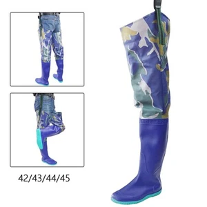 Hip Waders Wading Trousers Hip Boots River Boot Thigh Waders Men Women Nylon - Picture 1 of 29