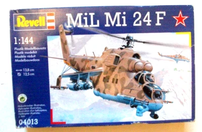 MiL Mi 24 F Soviet Helicopter, by Revell, 1:144 sealed in factory bag, kit 04013 - Image 1 of 4