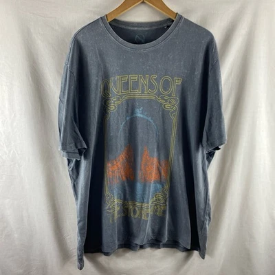 Queens Of The Stone Age Mens T Shirt 3XL XXXL Black Grey Official Licensed - Image 1 of 4