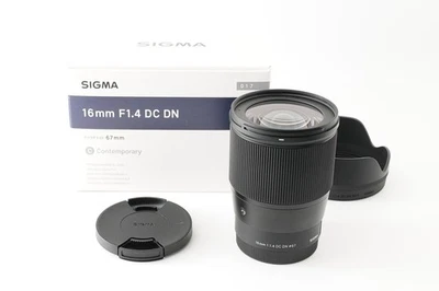 [NEAR MINT] SIGMA 16mm F/1.4 DC DN Contemporary Sony Lens for E mount from JAPAN - Image 1 of 4
