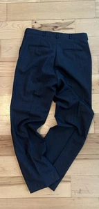 John Weitz Hose Herren 34x34 Vintage Blau Anzughose - Bild 1 von 4