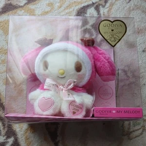 RARE My Melody ✕ Godiva Collaboration 2019 Plush Doll Sanrio JAPAN Limited - Bild 1 von 2