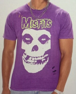 Misfits Face Short Sleeve Tee - Purple SIZE S,MD,LG,XL,XXL - image 1 of 4
