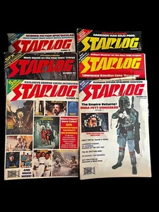 Starlog Magazine Lot Of 6 #36,37, 40, 48,51 1980. - 1981 Star Wars - Bild 1 von 6