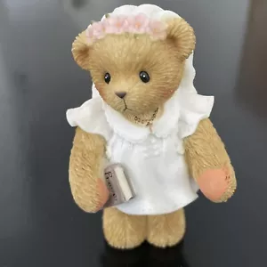 Cherished Teddies Girl Erstkommunion 2004 #4001908 Figur - RAR mit Schleier - Bild 1 von 8