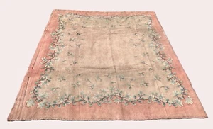 A SUPERB OLD HANDMADE TRADITIONAL ORIENTAL WOOL ON COTTON RUG (327 x 286 cm)* - Picture 1 of 17
