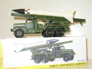 Dinky Toys, Truck Military Missile Rocket Honest John Wheels Black Tin - Picture 1 of 6