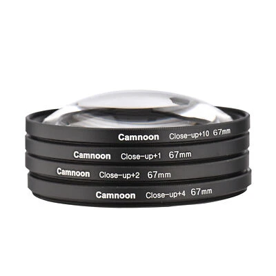 Camnoon 67mm Close- Filter Kit 4pcs(+1,+2,+4,+10) Macro Filters Close- Z2I1 - Image 1 of 4