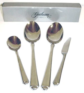Gorham Crown Tip 4 Piece Serving Set 18/10 Stainless Flatware New - Picture 1 of 2