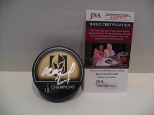 Alex Pietrangelo Signed Vegas Golden Knights 2023 Stanley Cup Champ Puck JSA COA - Picture 1 of 2