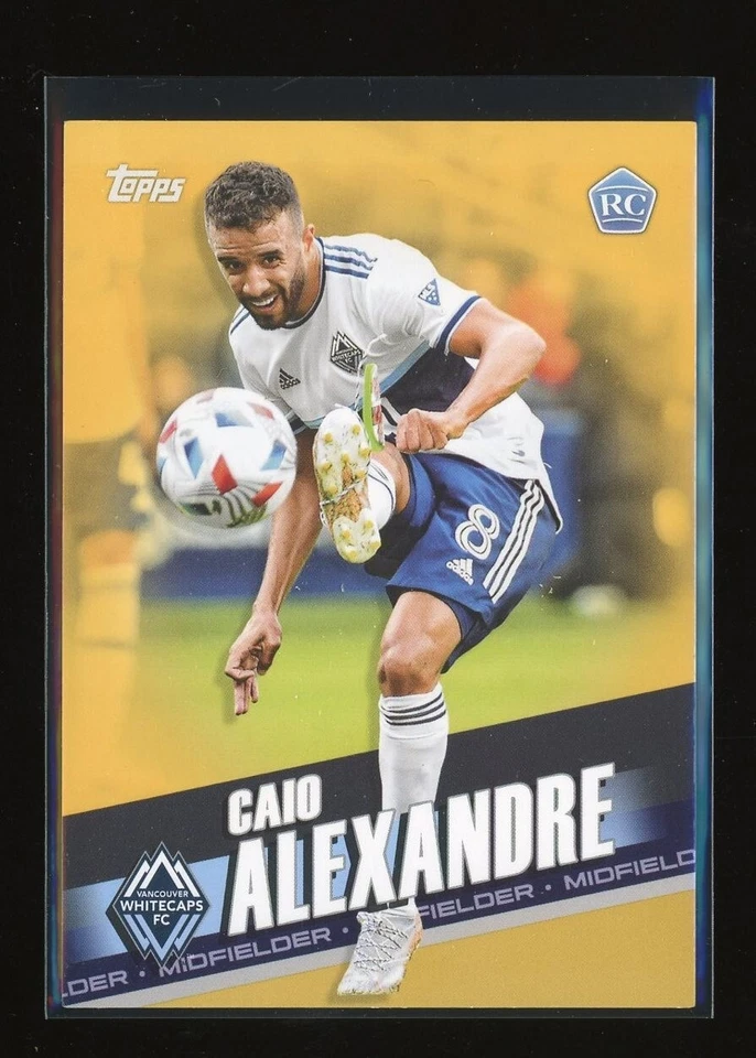 2022 Topps MLS #112 Caio Alexandre GOLD 44/50 Vancouver Whitecaps - Image 1 of 1
