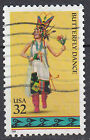 Znaczek pocztowy USA stemplowane 32c Butterfly Dance Rocznik 1996 / 3422