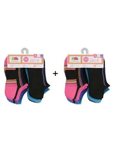 Fruit of the Loom Girls Athletic No Show Socks 12-Pack, Sizes S-L - Picture 1 of 5