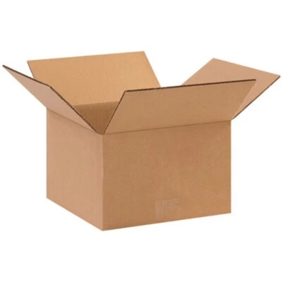 10 x 10 x 8 Shipping Boxes Moving Boxes Corrugated Kraft 25/Bundle 25/Pack - Image 1 of 4