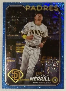 2024 Topps Update Jackson Merrill Blue Foilboard US169 563/999 - Picture 1 of 2