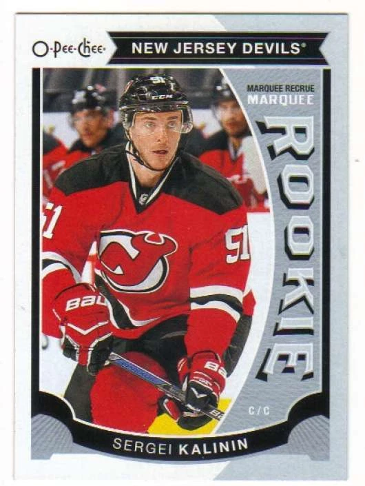 2015-16 Upper Deck Series 2 O-Pee-Chee Update RC #U28 Sergei Kalinin NJ Devils - Image 1 of 1