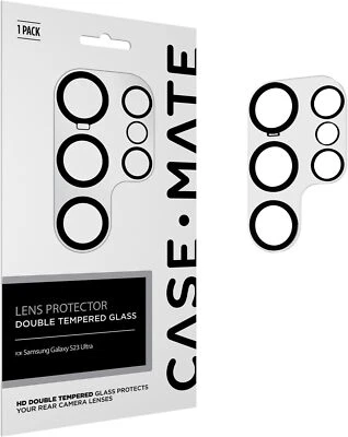Case Mate LENS Protector Double Tempered Glass 1 Pack Samsung Galaxy - S23/S23+ - Image 1 of 4