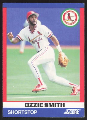 1991 Score 100 Superstars #18 Ozzie Smith - Image 1 of 2