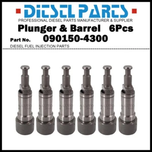6Pcs Pump Element Plunger and Barrel 4300 090150-4300 for MITSUBISHI 6D16 6D14T - Bild 1 von 5