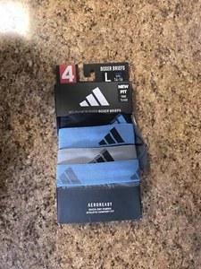adidas Boys' Athletic Fit , Blue Burst/Black/Grey, Large - Picture 1 of 3