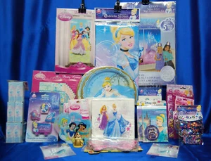 Fiesta de Cenicienta # 25 Platos de Mantel de Cenicienta Servilletas Vela Invitar Favores - Imagen 1 de 10