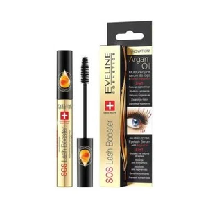 Eveline SOS Lash Booster Balsamo Base Mascara Olio di Argan 5 in 1 10 ml - Foto 1 di 5