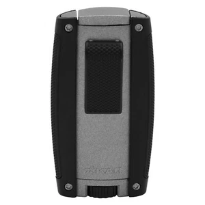 Xikar Turismo Double Jet Flame Cigar Lighter Matte Gray -- Lifetime Warranty - Picture 1 of 8