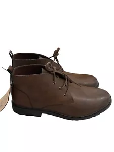 Frye & Co Mens Size 13 M Oaken Dark Brown FO10036 Lace UP Boots NWT NIB New - Picture 1 of 15