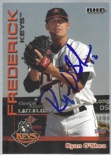 2010 Choice Frederick Keys Ryan O'Shea #20 IP autograph signed card