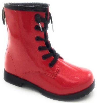 Toddler Baby Girls Combat Fashion Comfortable Boots Shoes Sz 9-13, 1-4 - Image 1 of 4