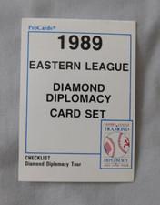 1989 Eastern League Diamond Diplomacy USSR Tour set