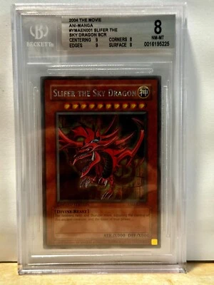 BGS 8 Slifer the Sky Dragon The Movie YMA-EN001 Limited Secret Yugioh Card 2004 - Image 1 of 4