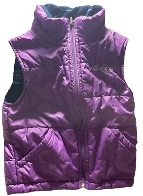 Chaleco acolchado de lana aislante reversible COLOMBIA NIÑAS al aire libre invierno XXS 4/5 Foto 1 de 4
