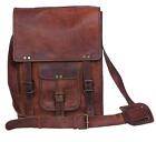 11 Inch Sturdy Leather Ipad Messenger Satchel Bag