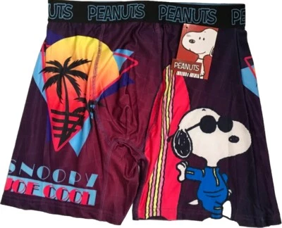 PEANUTS SNOOPY JOE COOL TABLA DE SURF DISEÑO DE PLAYA CALZONCILLO BOXER PARA HOMBRE TALLA S o M Nuevo con etiquetas Foto 1 de 4