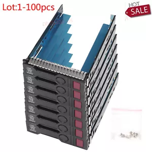 Lot 651314 HP 3,5" plateau pour HP Proliant DL160 DL388 DL560 DL380P ML350 Gen8 Gen9 - Photo 1/10