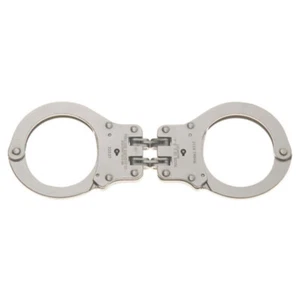 Peerless Handcuff Company 4801 Model 801C Hinged Nickel Finish - Picture 1 of 1