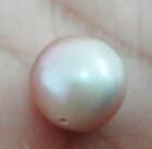 Charming 11mm Natural genuine gold lavender loose pearl full drilled