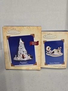 Hallmark Keepsake Frosty Friends Ornamenti (2) Festa Invernale e Frosty Friends - Foto 1 di 24