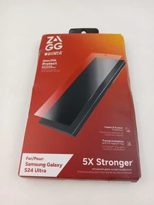 ZAGG InvisibleShield Glass Elite Screen Protector Samsung Galaxy S24 Ultra New S - Picture 1 of 4