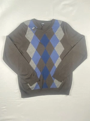 Apartment 9 Men’s Sweater Medium NWT Merino Wool Blend Gray Knit Classic Fit - Image 1 of 4