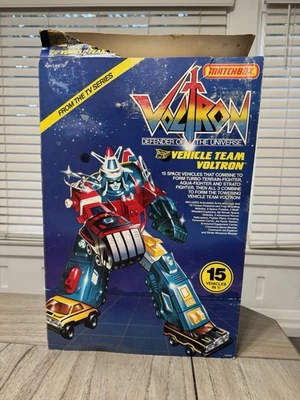 Vintage 1985 Voltron Vehicle Team Set Mattel Matchbox 700210 Japan CompleteW/Box - Image 1 of 4