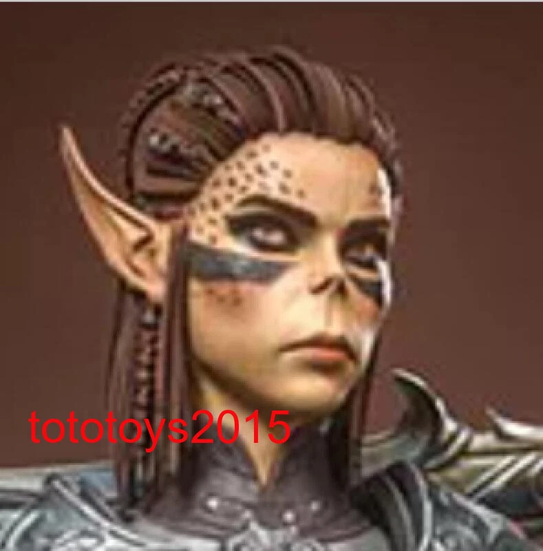 Cabeza de niña monstruo antigua esculpida 1:6 1:12 1:18 para figura de acción de 12"" 6"" 3,75"" Foto 1 de 1