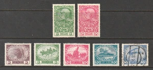 Austria Semi-Postal Stamps, 1914-1915, Scott # B1-B7, Unused, Complete Sets - Picture 1 of 2