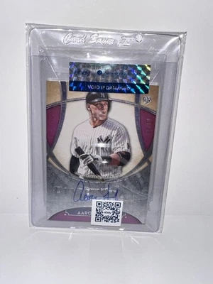2017 Topps Five Star RC  Judge On Card Auto Purple /50 Rookie Yankees MVP - Image 1 of 4