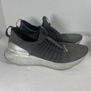 Nike Mens React Phantom Run FK2 CJ0277-006 Gray Running Mens Size 12 No Box - Picture 1 of 17