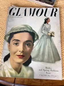 April 1947 Glamour Magazin Bräute und Frühlingsmode Ausgabe 232 Seiten - Bild 1 von 16