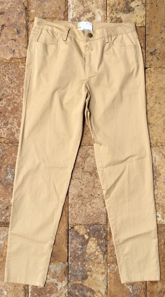 Pantalón Sigrid Olsen Studio Quint Essen Essential para mujer en caqui talla 6 Foto 1 de 1